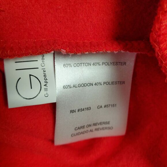 Los Angeles Angels Red Pullover Hoodie G-III 4Her by Carl Banks Womens Size L - Picture 6 of 7